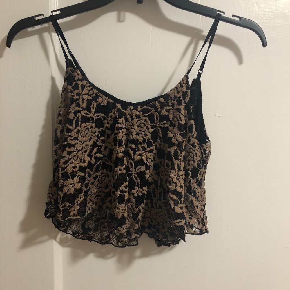 Flowy Lace Crop Top